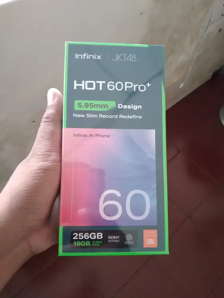 New infinix hot 60 pro plus ram8/256 garnsi resmj 1tahun