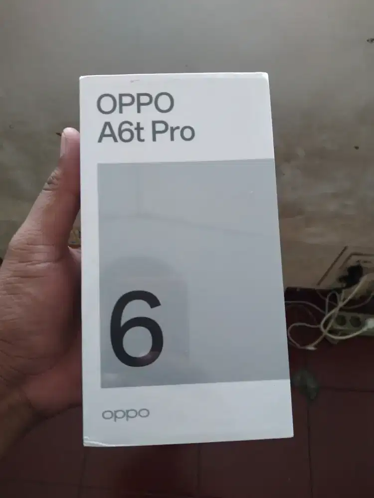 Nww oppo a6t pro ram8/128 garansi resmi 1 tahun