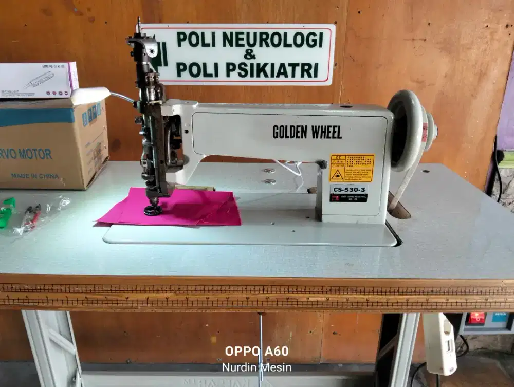 Mesin jahit Chainstitch Embroidery Cornelly GOLDEN WHEEL Ori CS-530-3