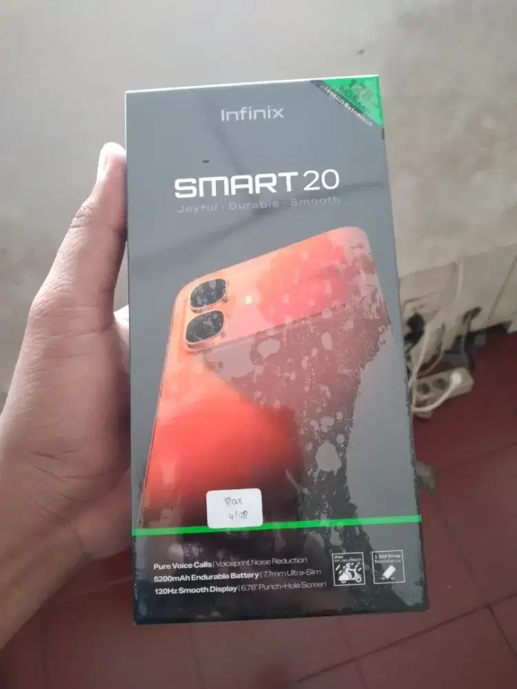New infinix smrt 20 ram4/128 garansi resmi 1 tahun