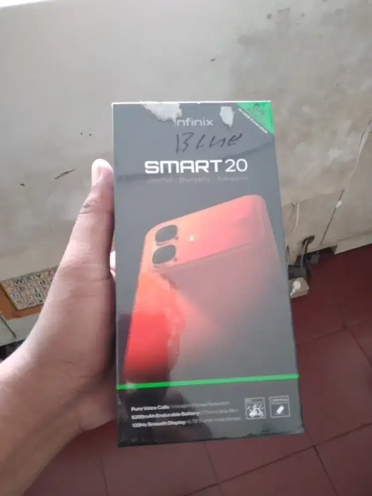 New infinix smrt 20 tam4/64 garansi resmi 1 tahun
