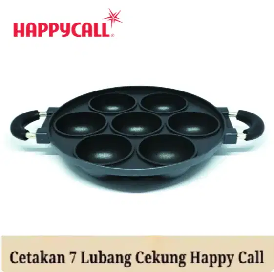 Cetakan 7 Lubang Cekung Happy Call