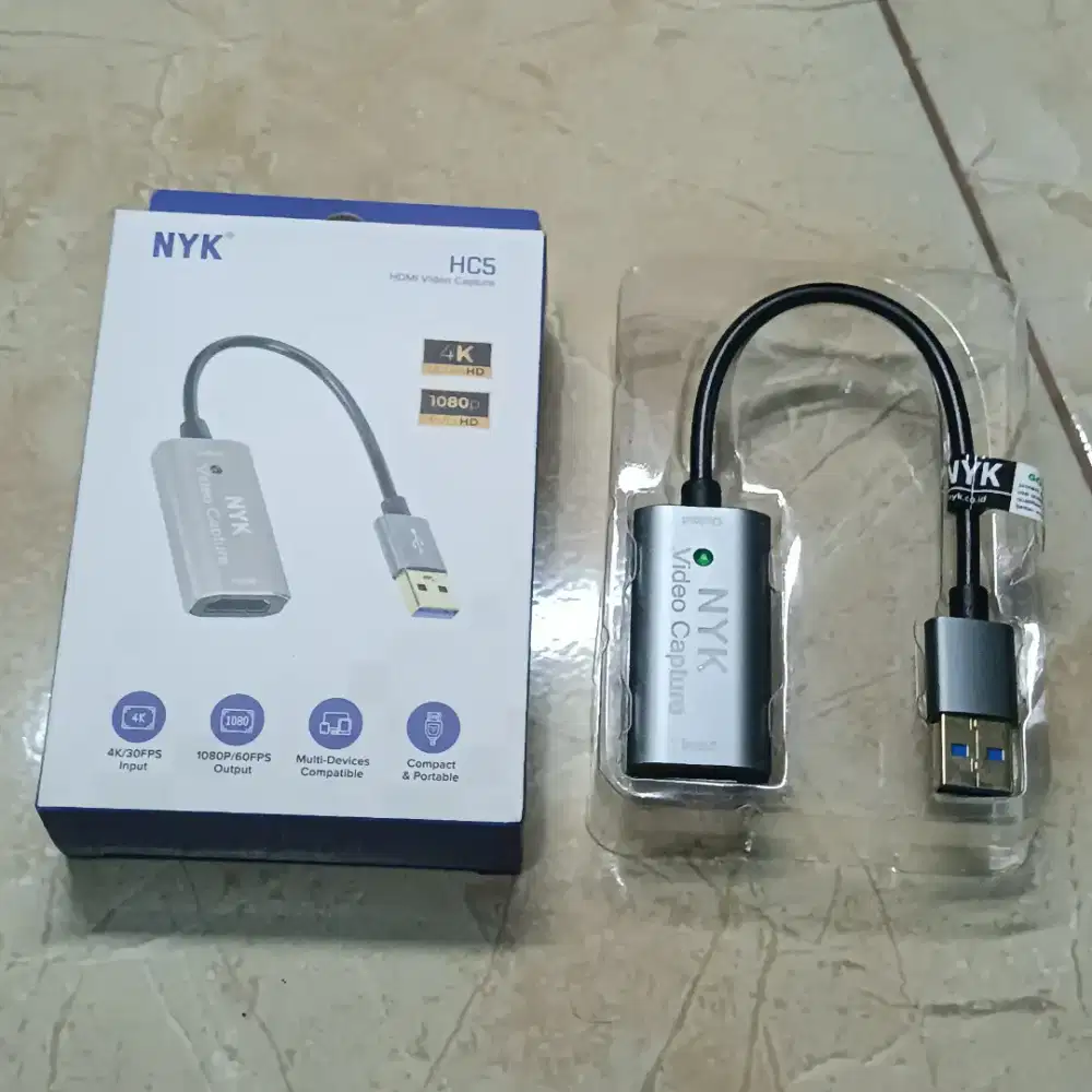 Capture Card Video Hdmi NYK HC5 USB 3.0