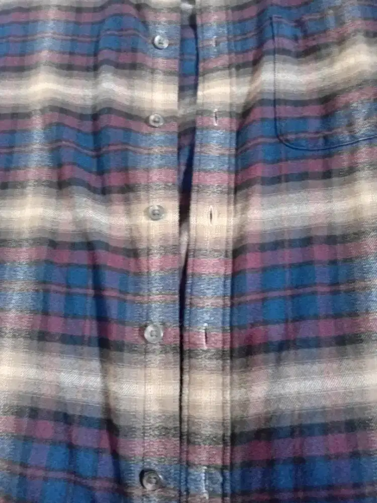 Baju Flanel Uniqlo size XL