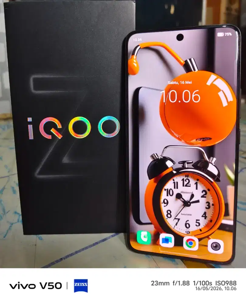 IQOO Z10 5G Snapdragon 7S Gen 3 Batre 7300MAH lengkap mumer