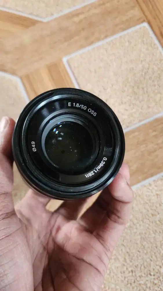 Lensa sony apsc 50mm f 1.8