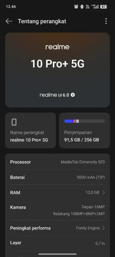 Realme 10 Pro+ 12/256