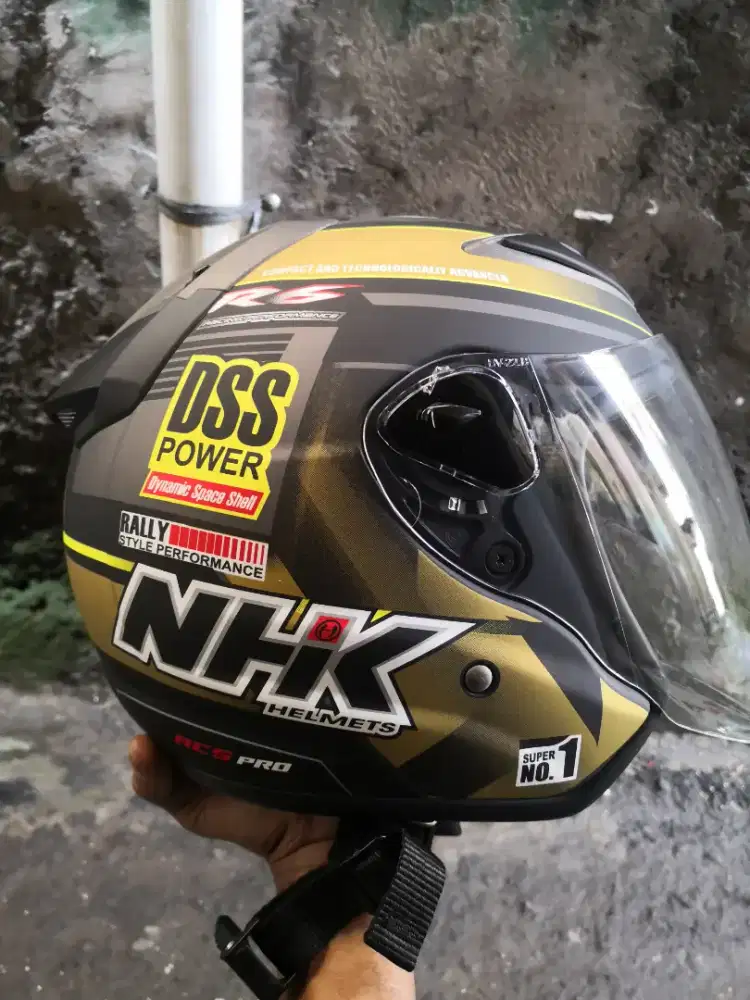 helm nhk rcs r6 pro baru bs bt hp huawei/samsung