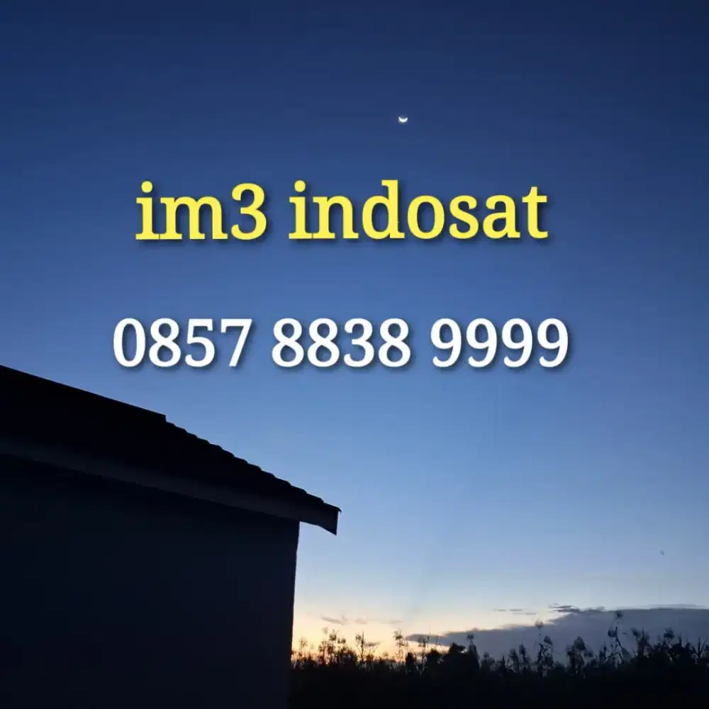 Im3 nomor cantik 9999