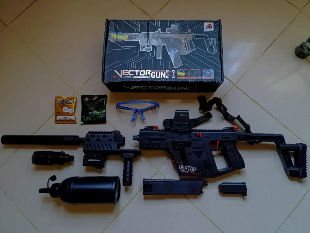 Kriss Vector (Black Edition) Water Gel Blaster