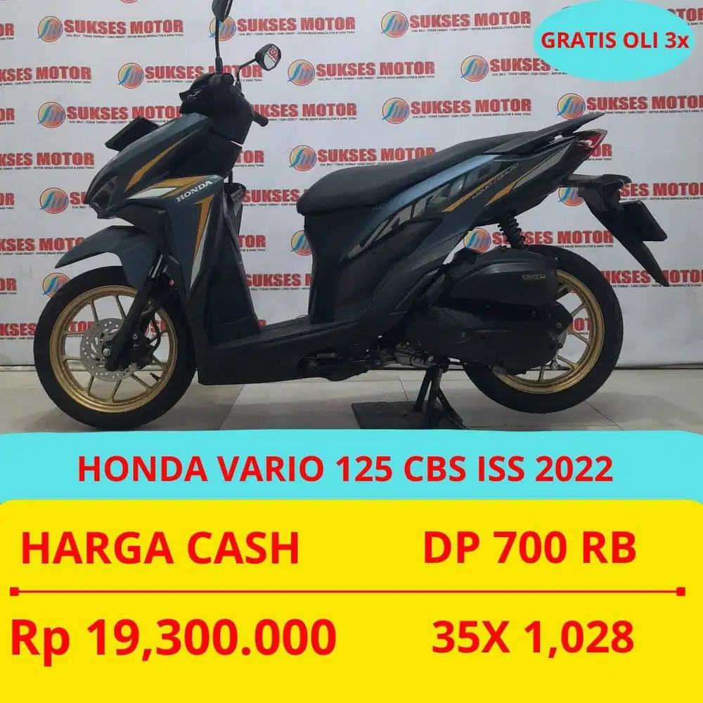HONDA VARIO 125 CBS ISS 2022 DP MURAH 700 RIBU GUYS