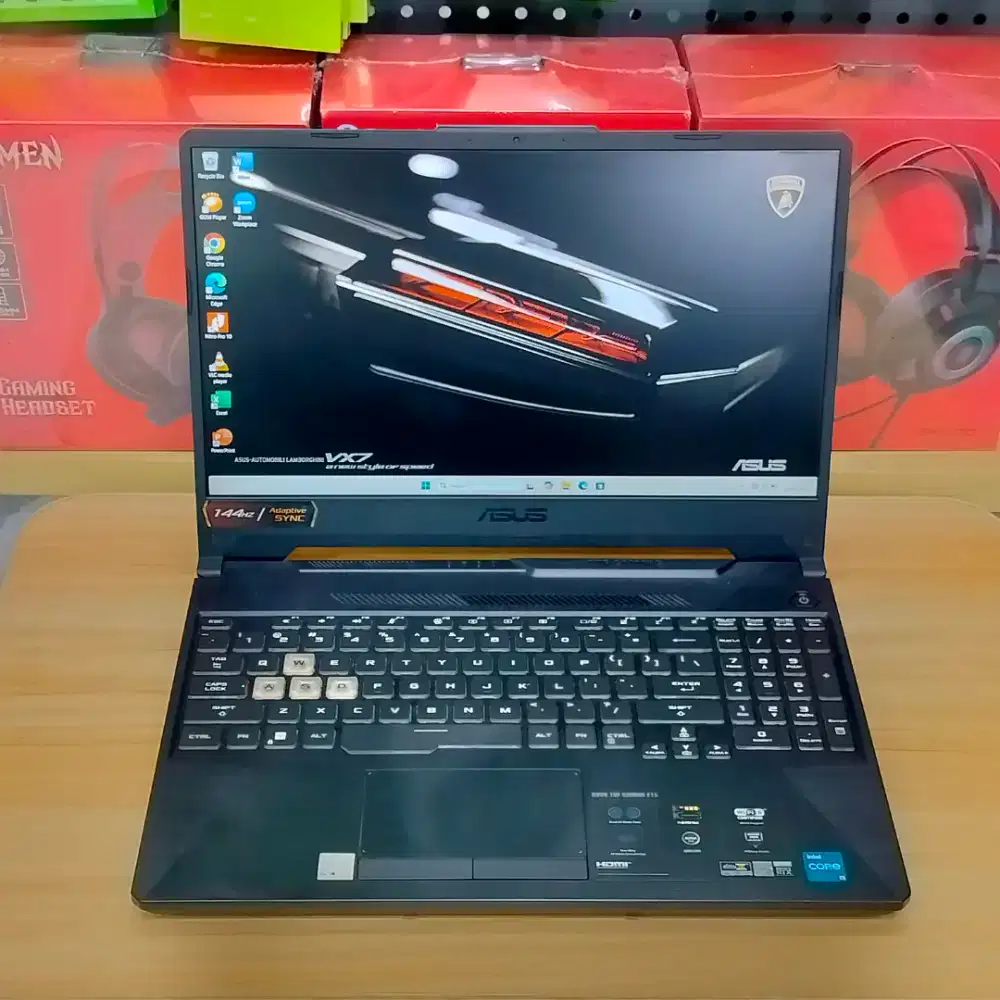 Laptop Asus TUF F15 FX506HC i5-11400H RAM 16GB SSD RTX 3050 Mulus