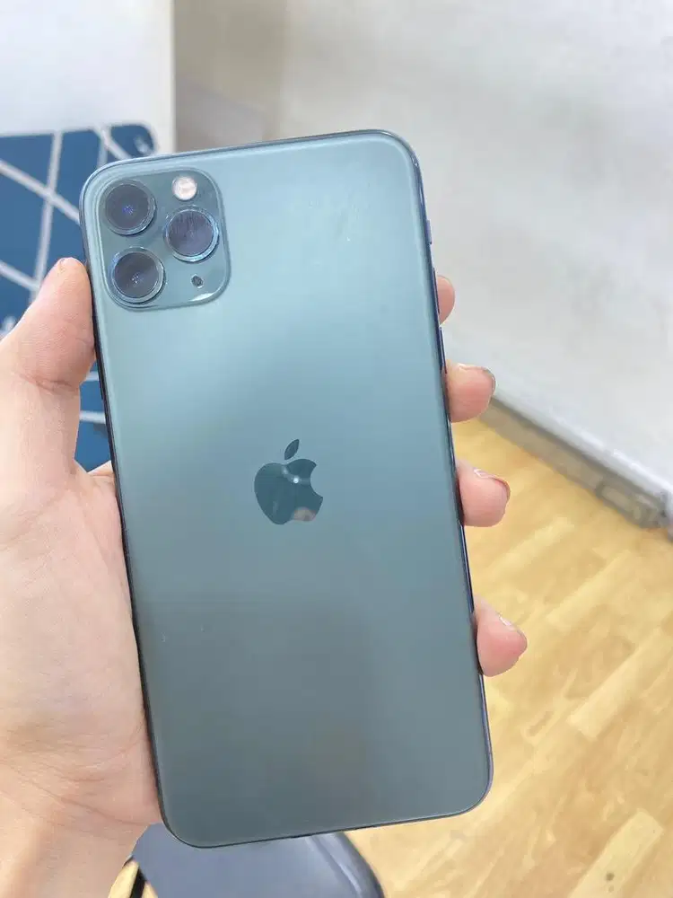Iphone 11 promax 256gb green beacukai