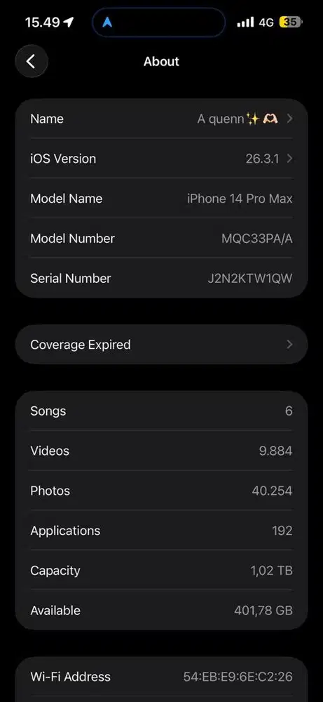 FOR SALE IP 14 PROMAX 1TB