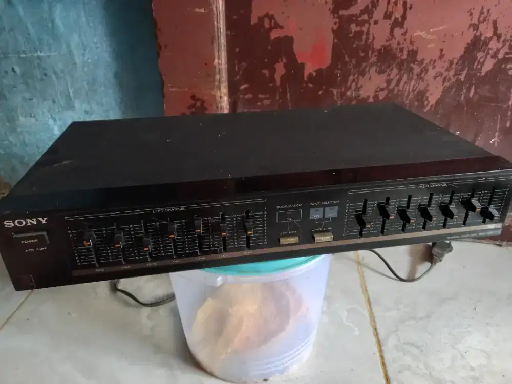 Equaliser Sony seQ120 siap tes lokasi cek sound
