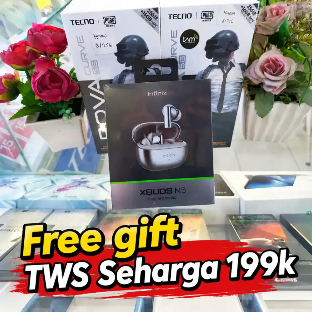 Tecno Pova curved 5G 8+8/256Gb plus TWS