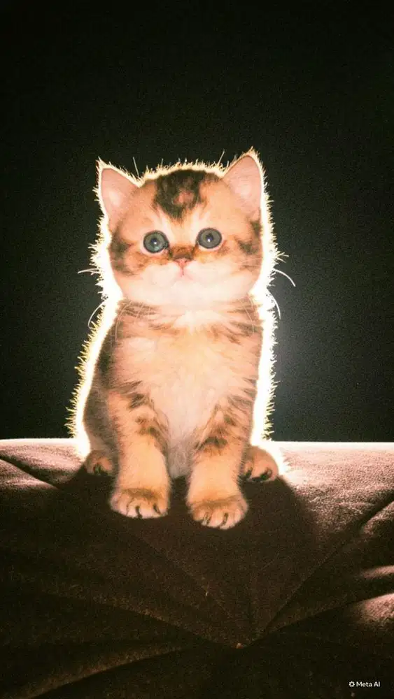 Kitten bsh golden scotish