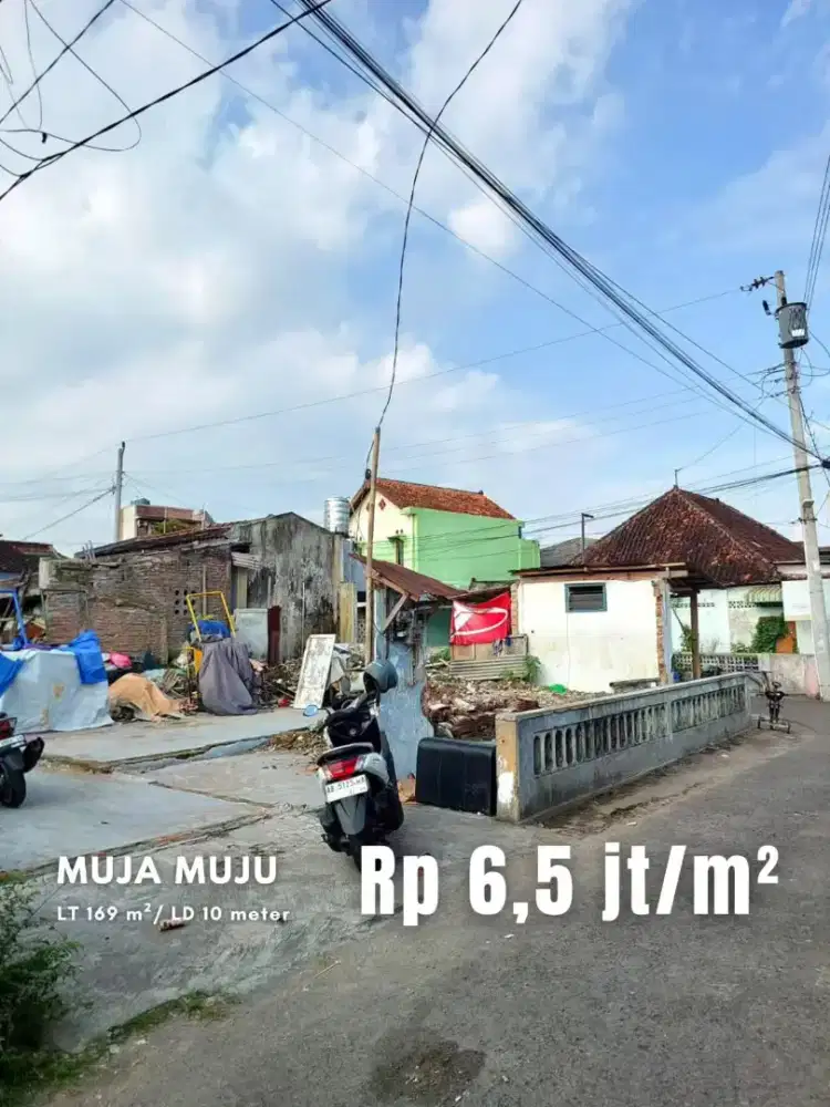 Dijual Tanah Hook Strategis Tengah Kota dekat Jalan Kusumanegara