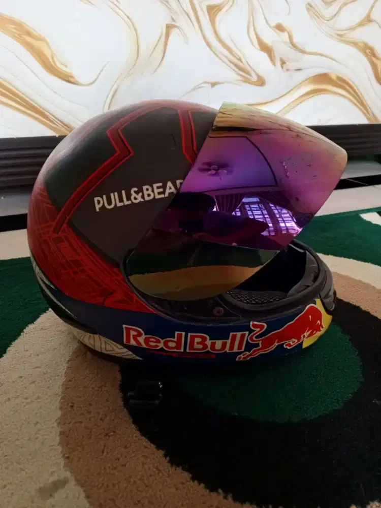 Helm KBR Full Face Bekas Visor Iridium