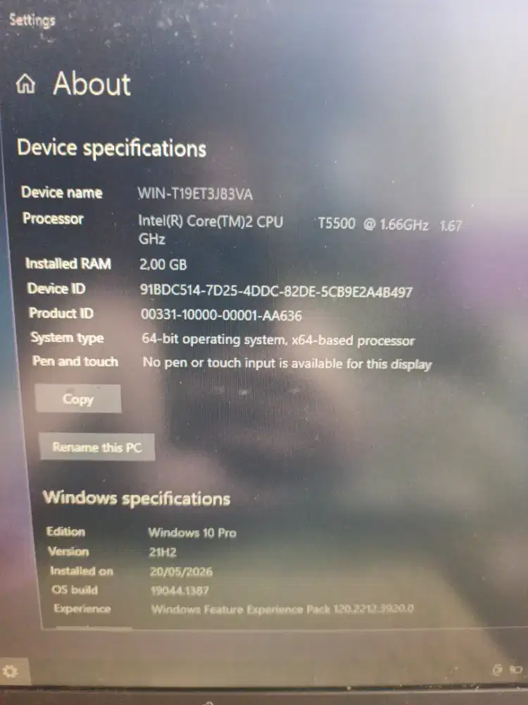 Laptop core 2 duo merk fujitsu