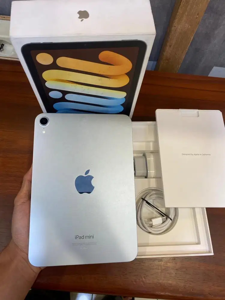 iPad Mini 7 128GB Blue Wifi Only iBox Garansi On 12 Juli 2026