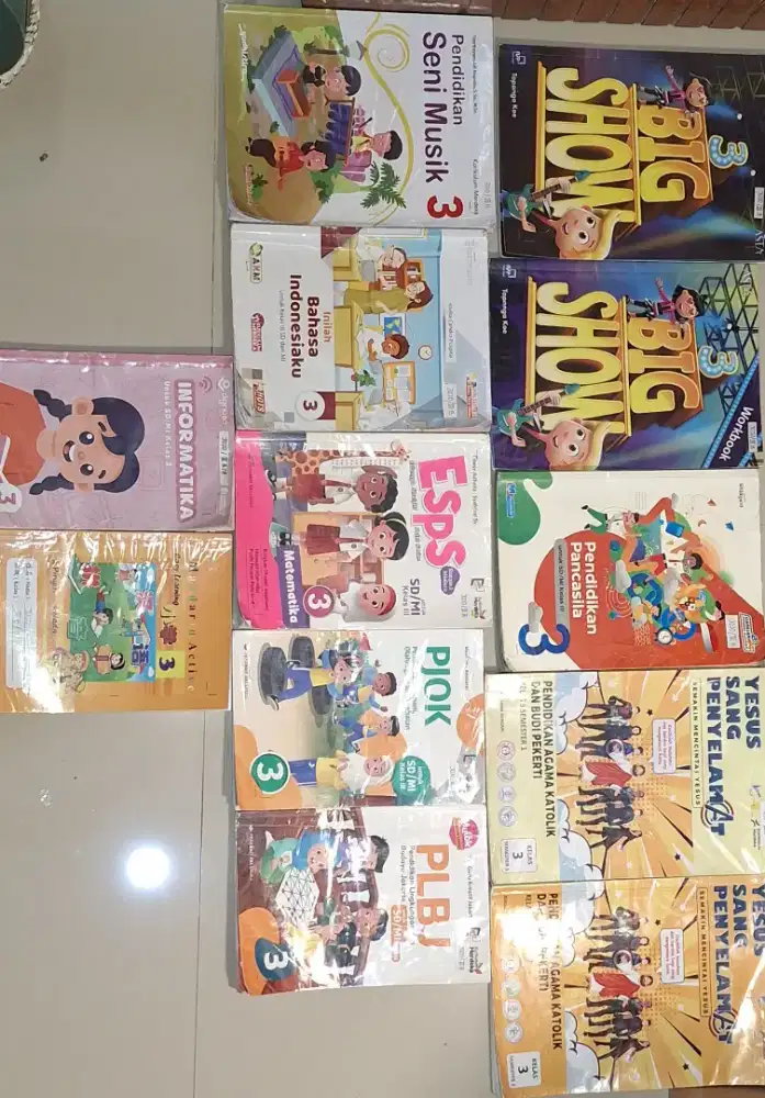 Buku pelajaran kelas 3 Sd (paket lengkap)