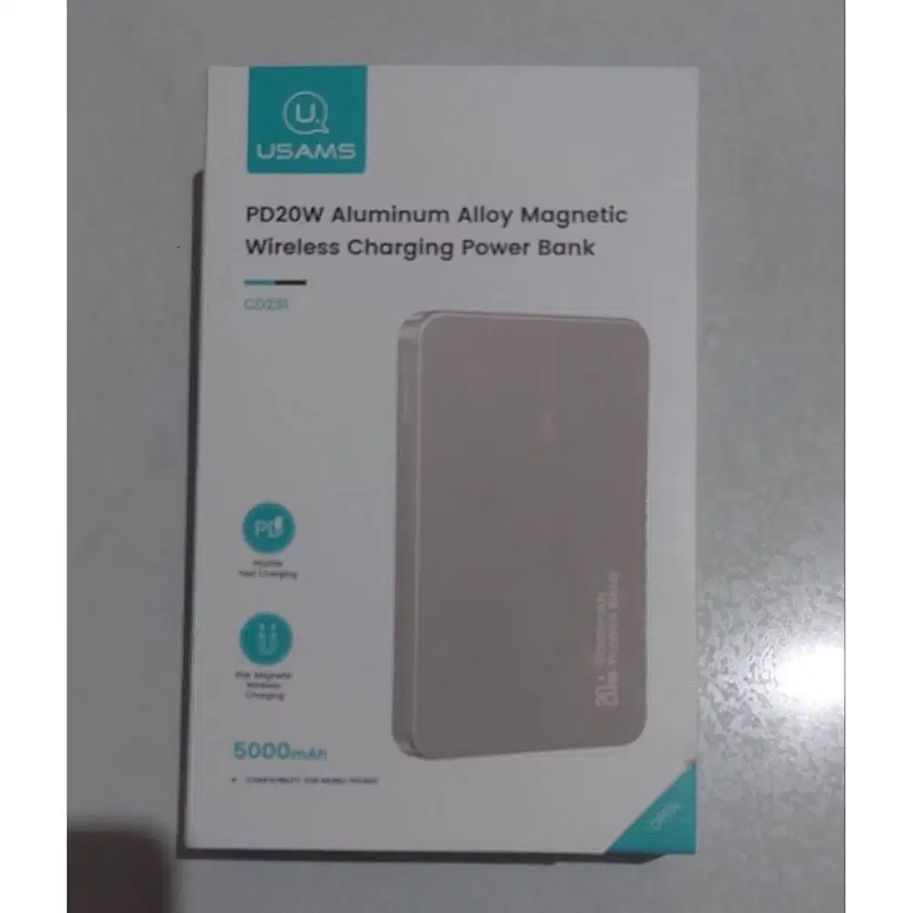 USAMS Magnetic Powerbank 5000mAh Fast Charging 20W