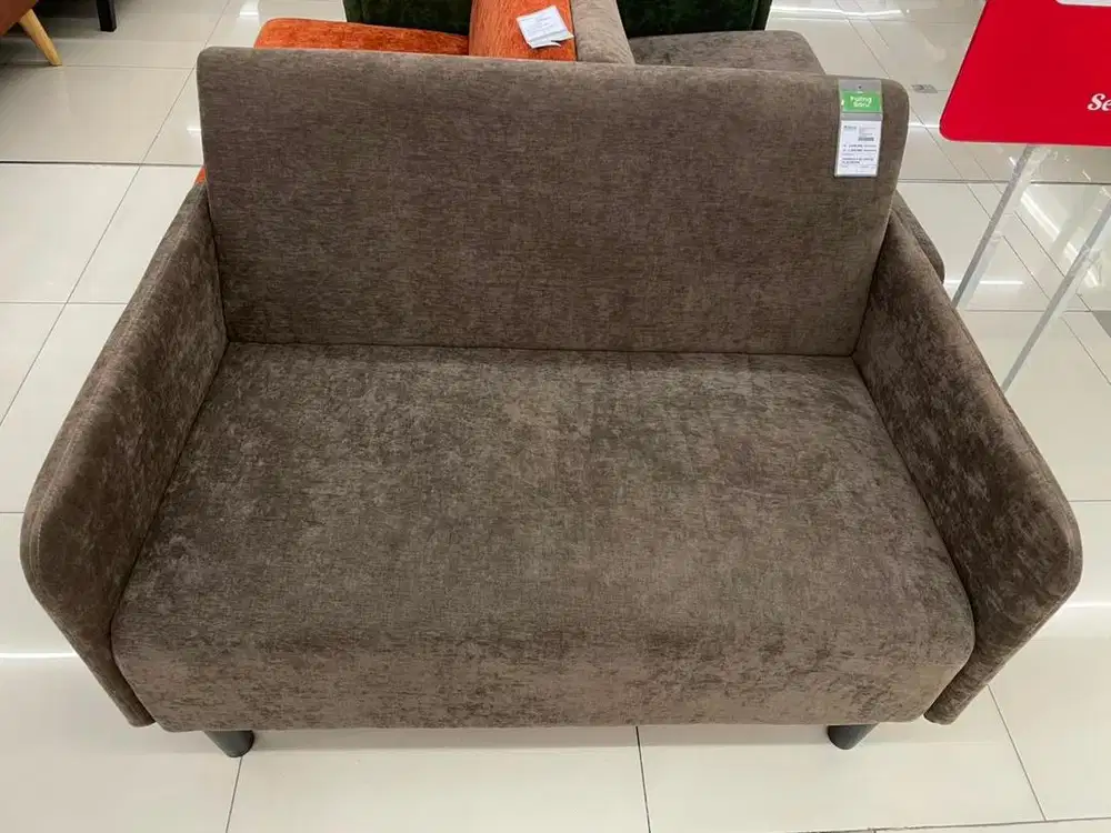 Carnelia 2w/arm sofa 2s brown