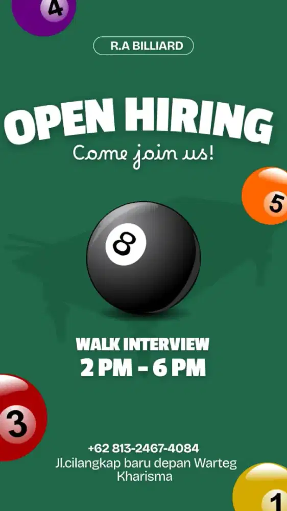 Open hiring laki-laki