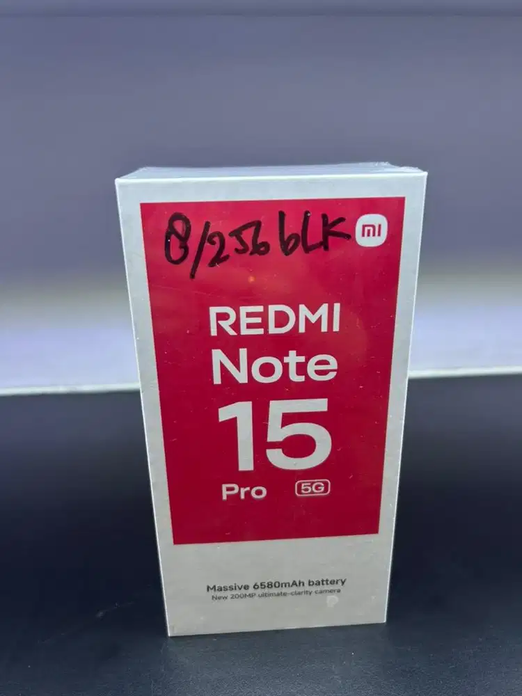 Redmi note 15 Pro 5g Ram 8/256gb baru garansi resmi nasional 15 bulan