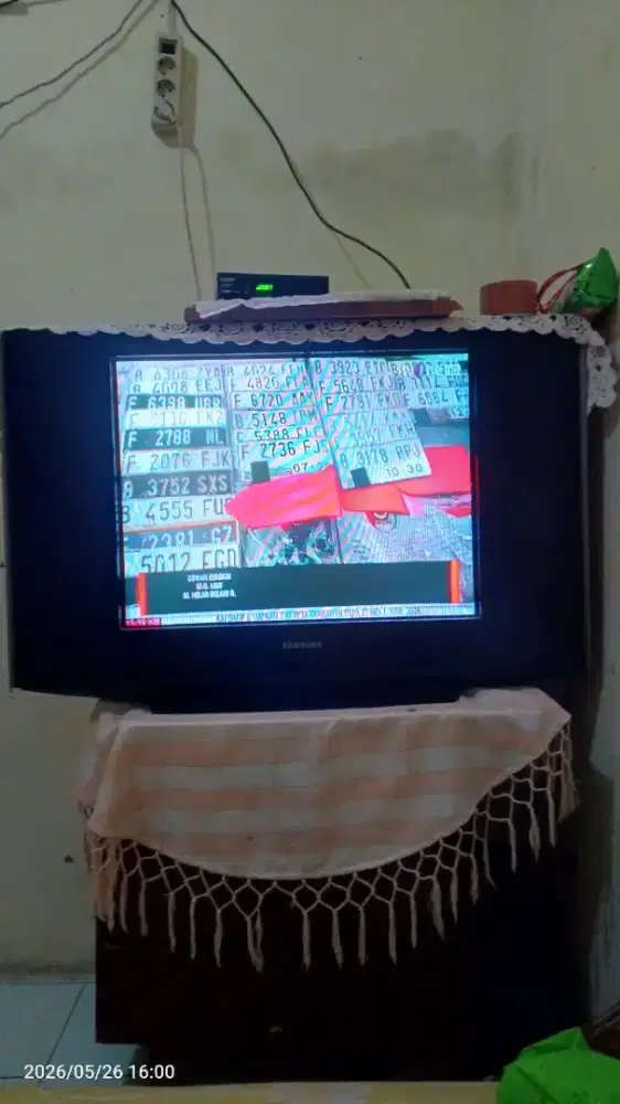 Tv tabung Samsung zoombass 29 + stb