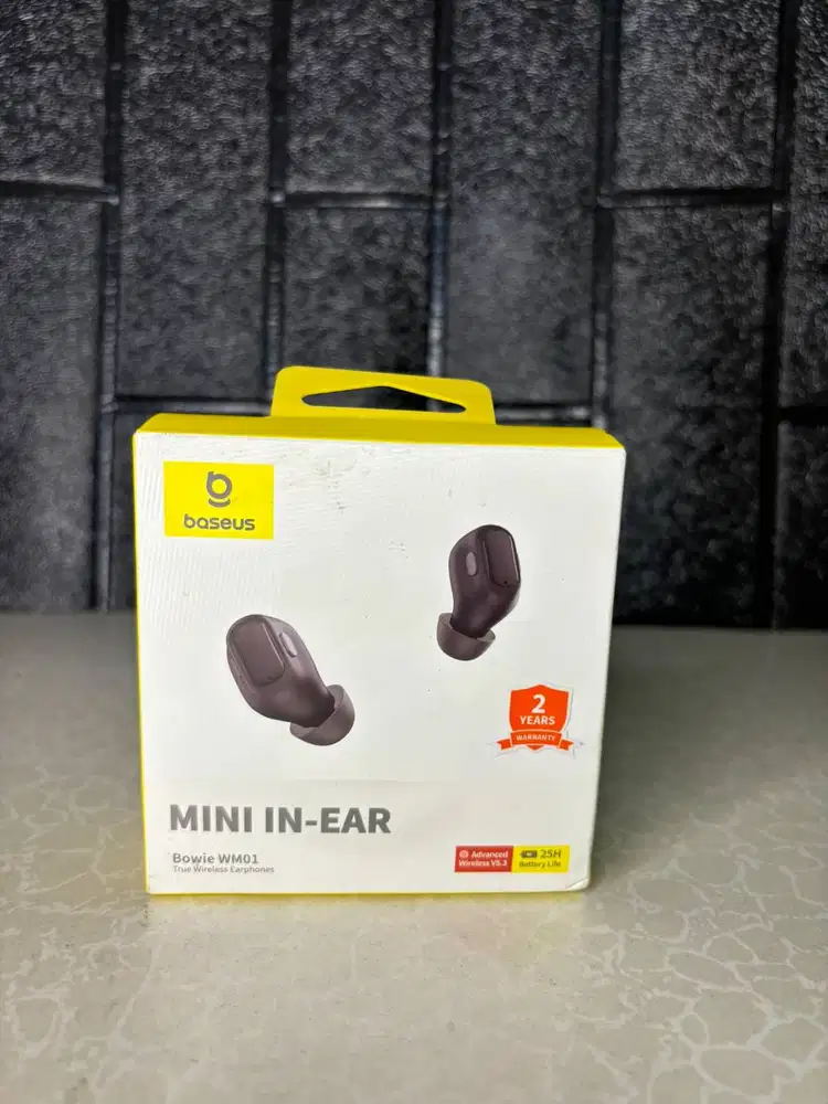 Baseus WM01 TWS Original Murah Earphone Bluetooth Wireless