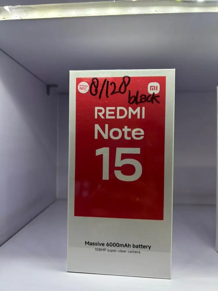 Redmi note 15 Ram 8/128gb baru garansi resmi nasional 15 bulan msi