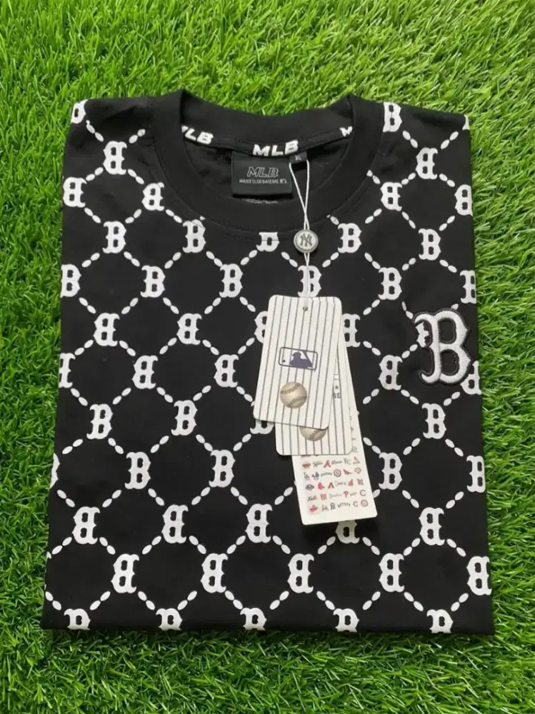 Kaos MLB Boston Full Print Dan Bordir