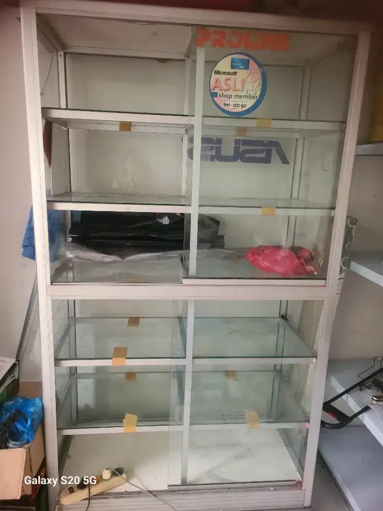 Jual cepat Rak Kaca tingkat