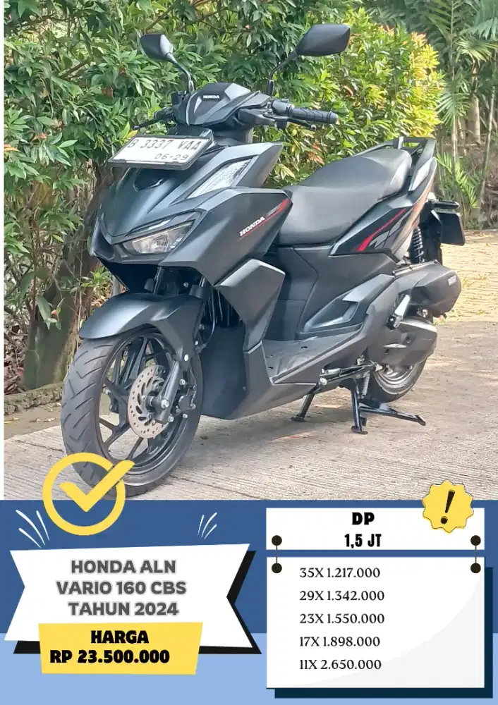 HONDA VARIO 160 CBS TAHUN 2024 READY!!
