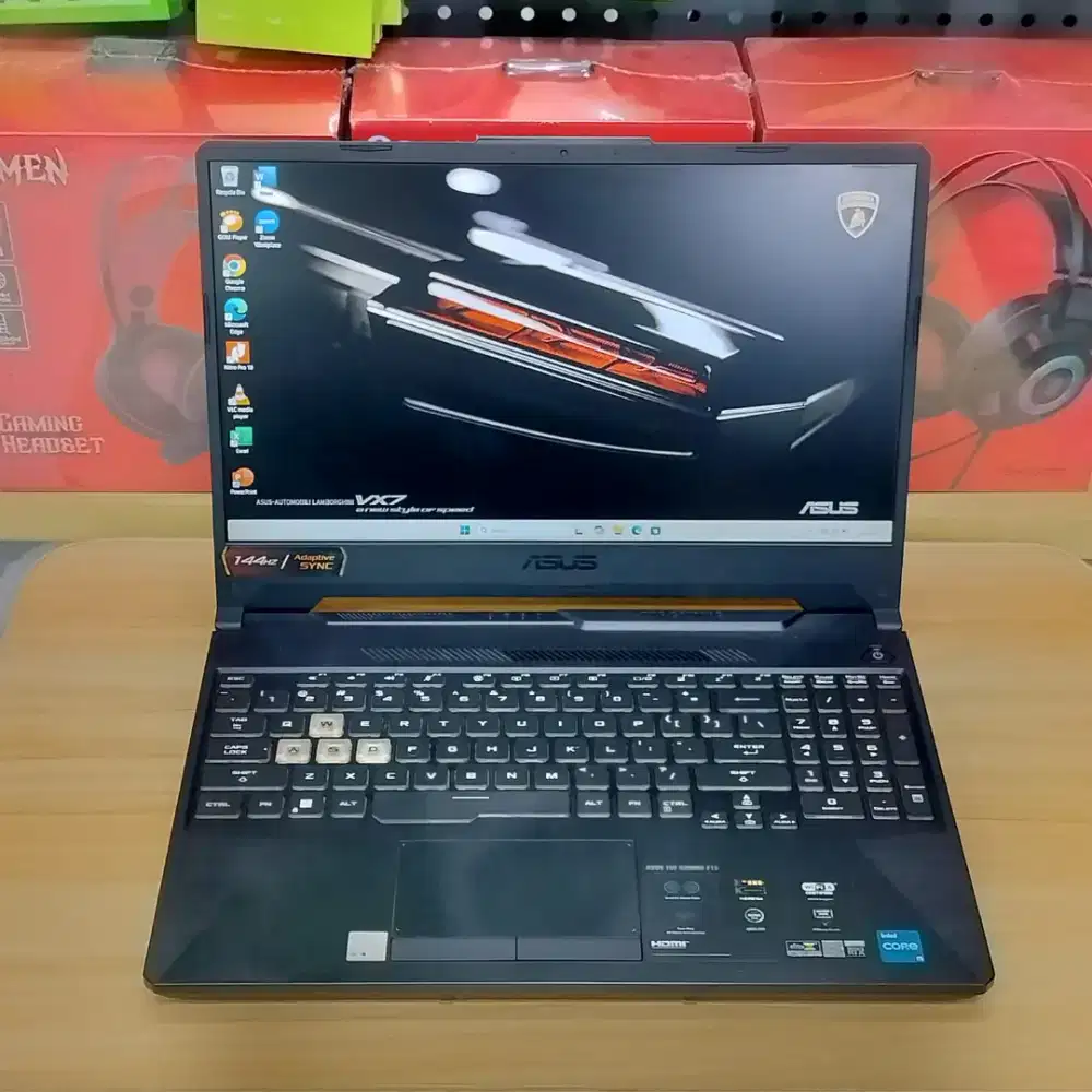 Laptop Asus TUF F15 FX506HC i5-11400H RAM 16GB SSD RTX 3050 Mulus
