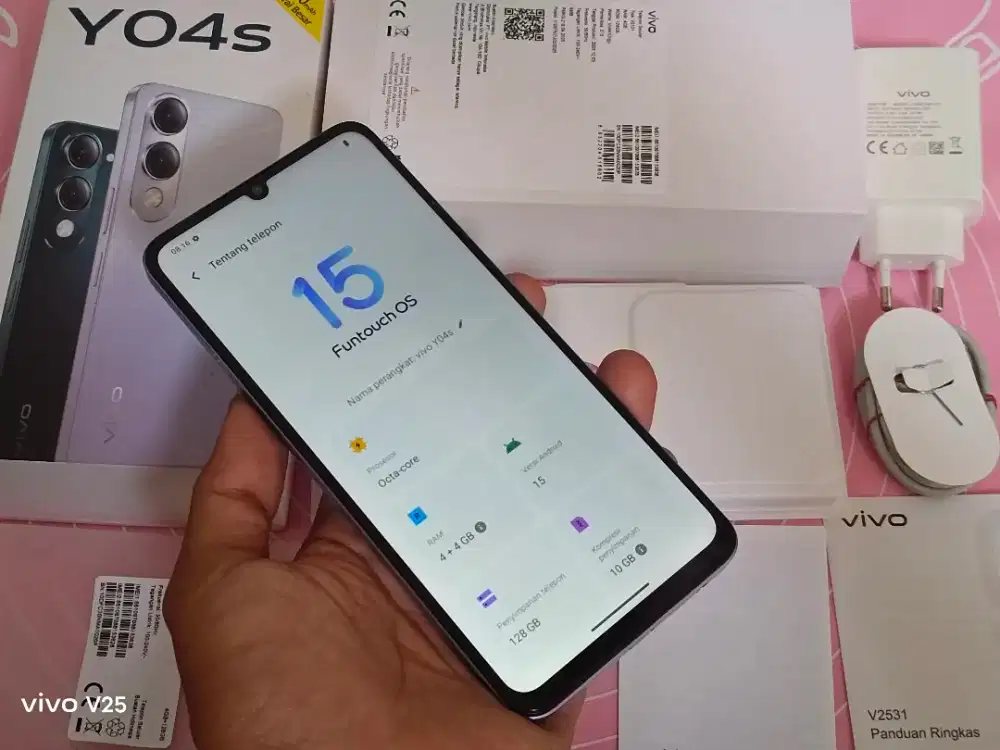 Vivo Y04s ram 4+4/128Gb fulsett original