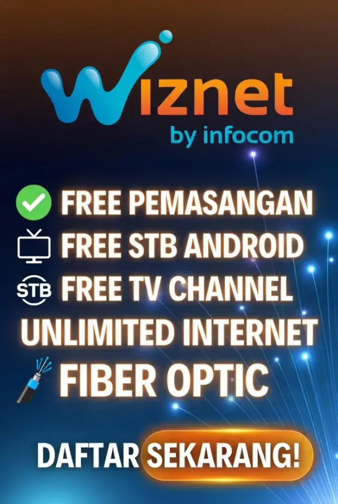WIFI INTERNET UNLIMITED GRATIS PASANG