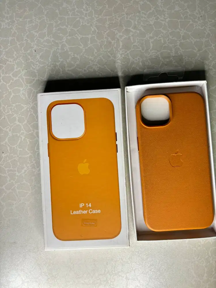 Case iPhone 13 Leather MagSafe Brown Original Murah