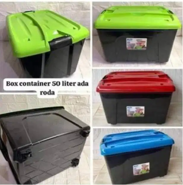 Box Container 50 Liter Hitam B