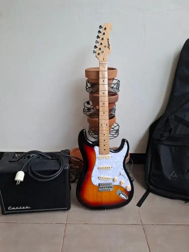 JUAL GUITAR/GITAR ELECTRIC LEGACY dan AMPLI CARTER (Nego)