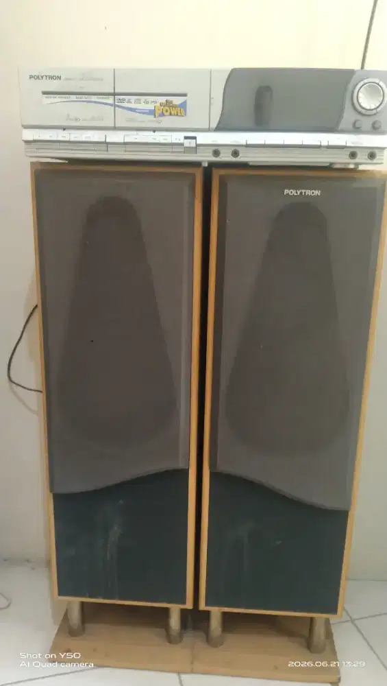 Dijual Polytron Big Band 2312H (BB Dewa) + 2 Speaker