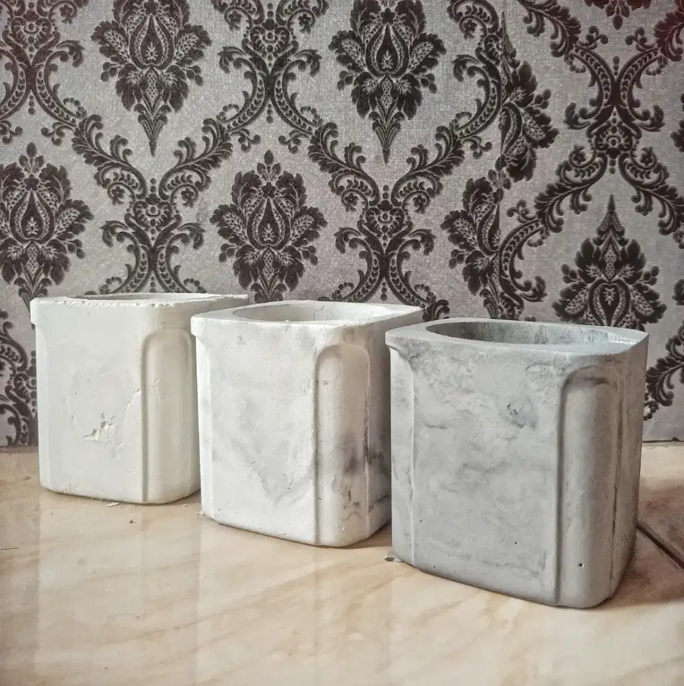 POT SEMEN KOTAK 9,5CM EGIYU05, POT TANAMAN, HIASAN MEJA