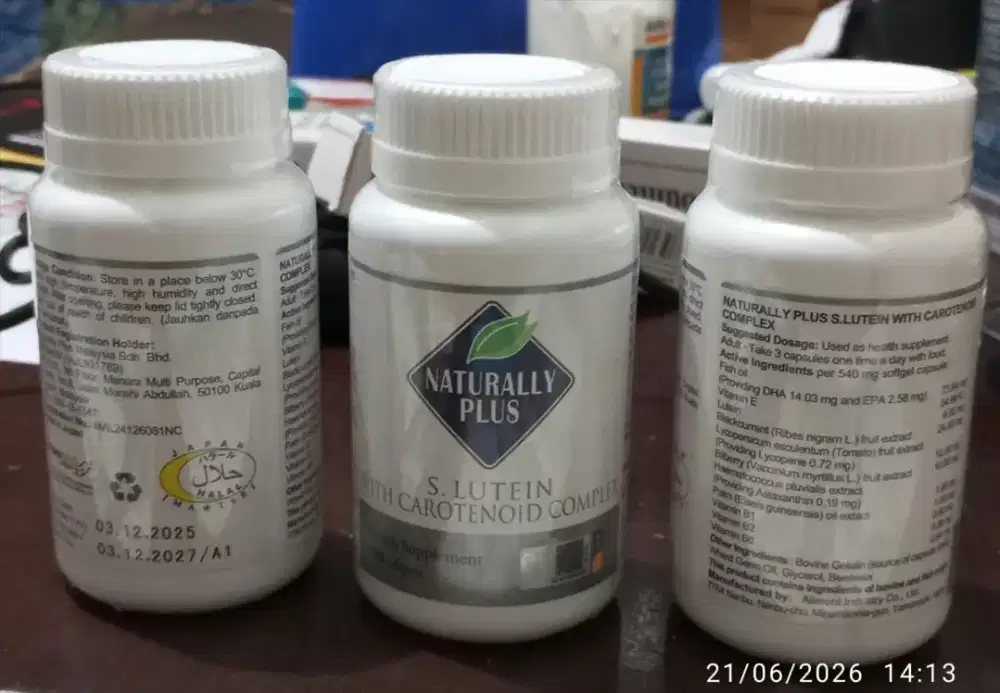 S.Lutein  Naturally Plus