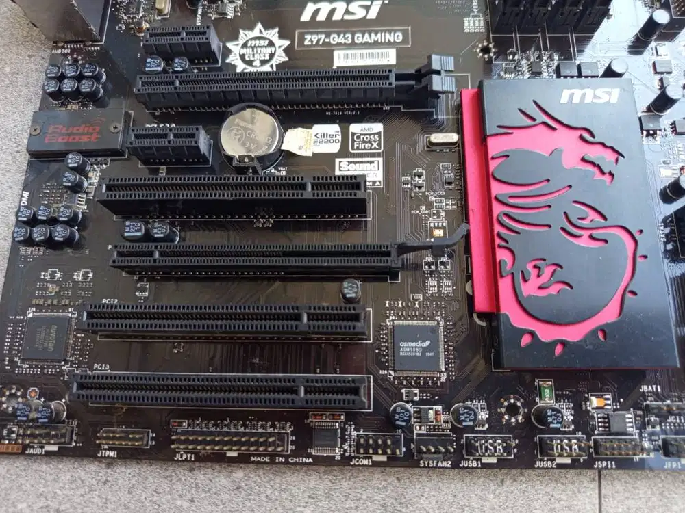Motherboard MSI Z97-G43 Gaming + Intel Core i7-4770 Gen 4 LGA1150