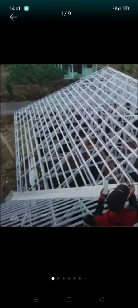 Atap bocor kanopi atap bajarigan terpasang dll