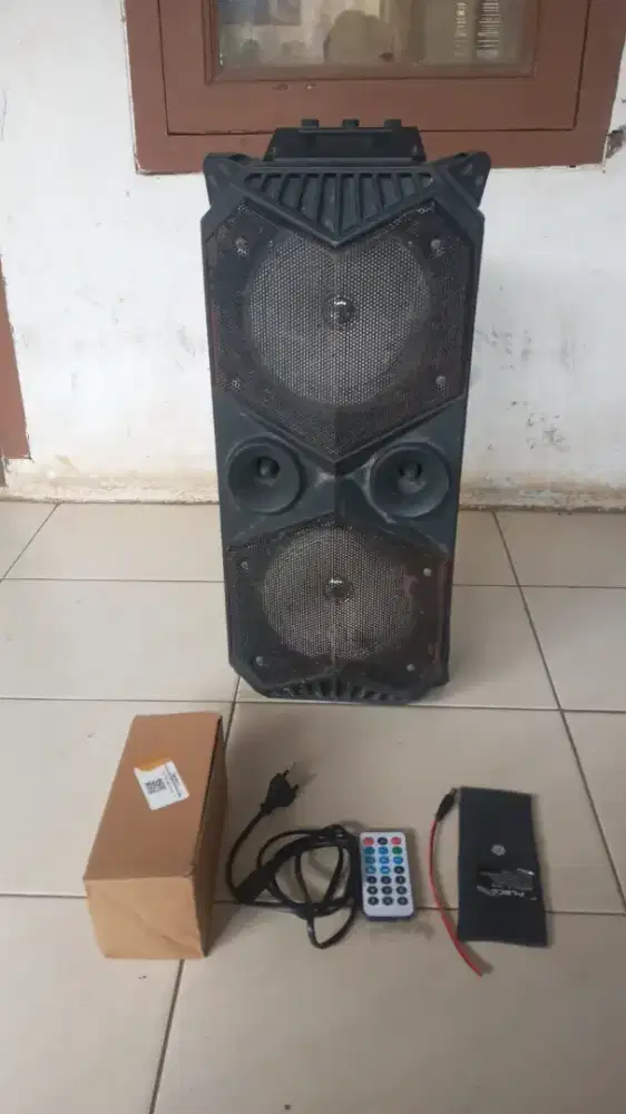 Speaker bluetooth 6 inci Double