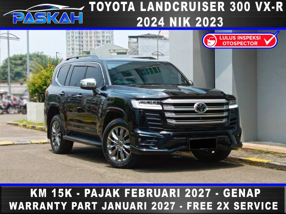 BUNGA=4% PAJAK=2027 Km=15k Landcruiser 300 Vxr 2024 nik 2023 LC300 VXR