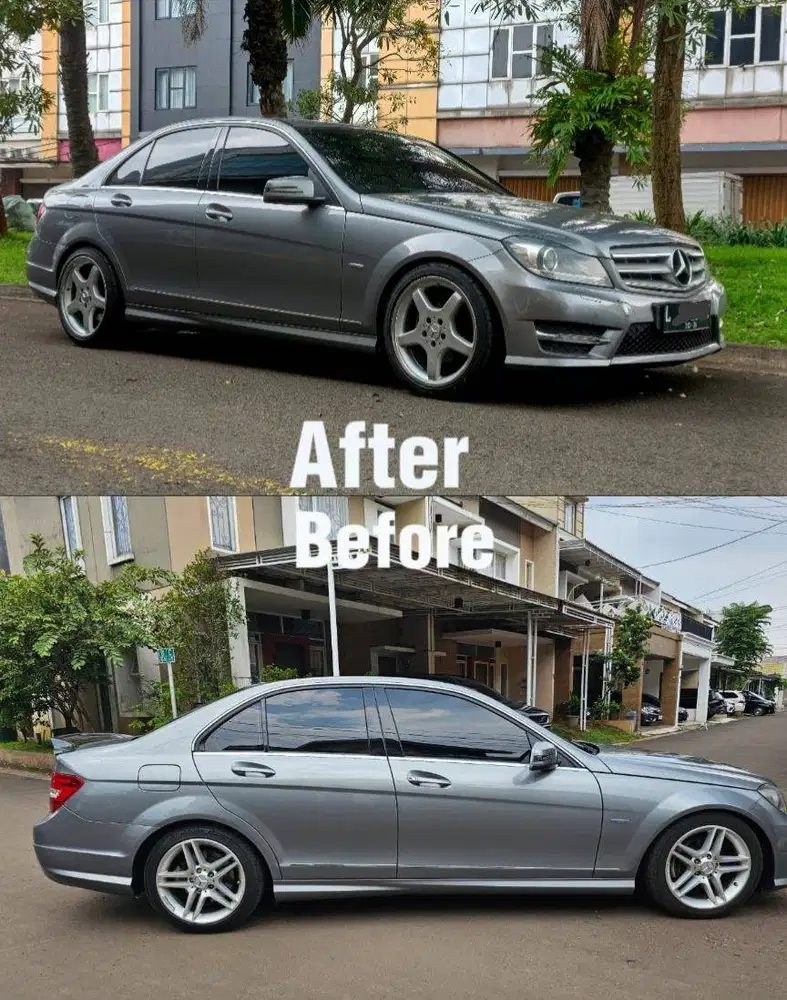 Mercedes-Benz C250 Avantgarde AMG 2011 Facelift Paladium Silver Black
